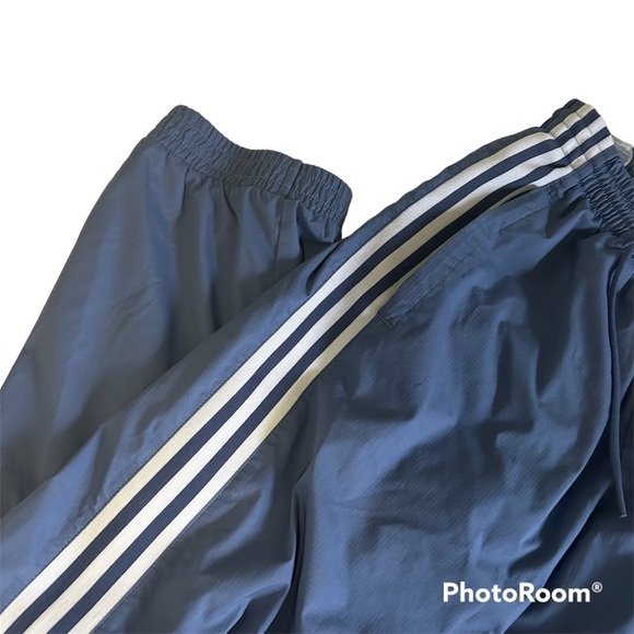 Adidas Track Pants Original 3D Blue S Three Stripes - Picture 3 of 9